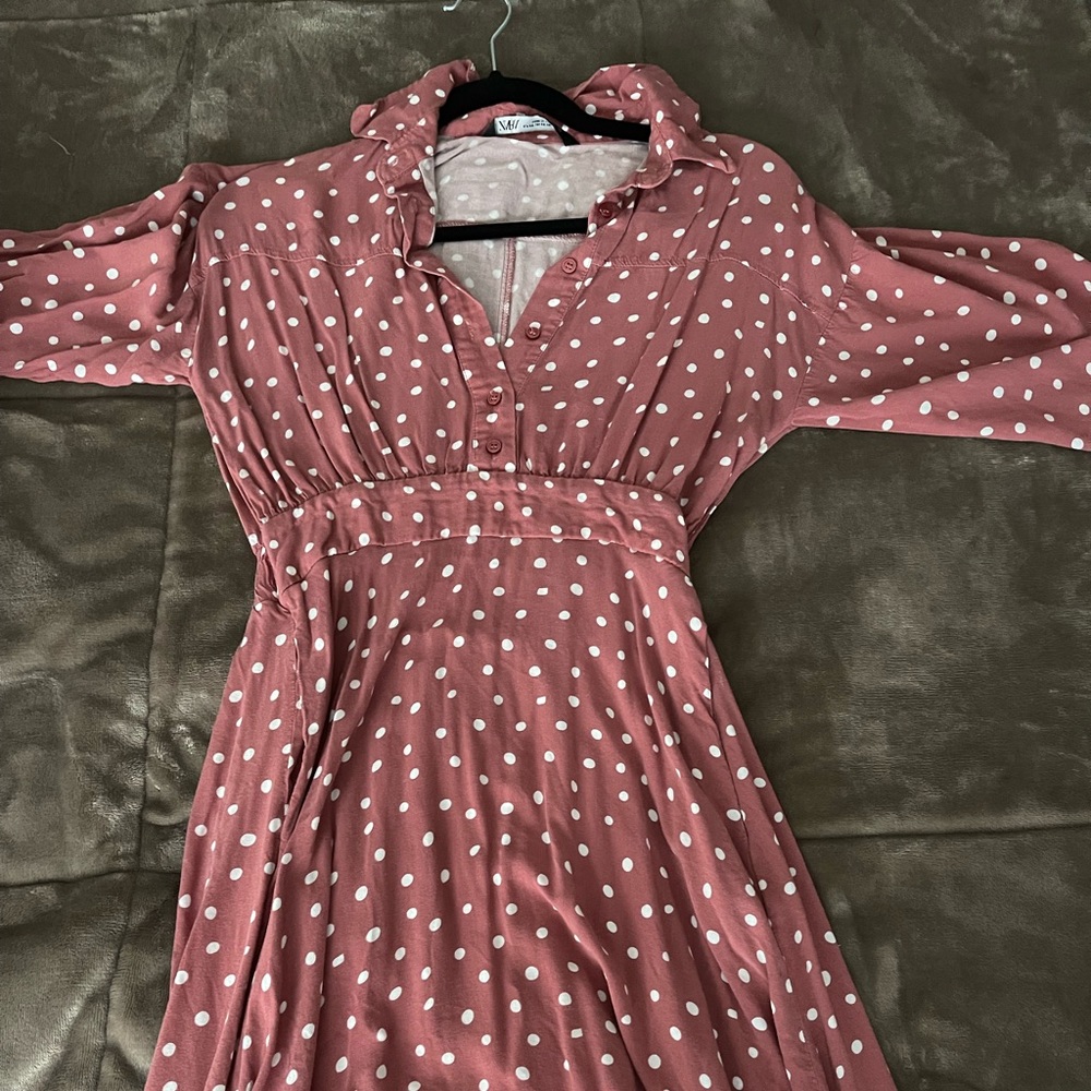 Zara MIDI Dress Size XS USA ,used in good condition